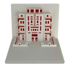 miami art deco 2 popup card