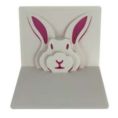 bunny popup card