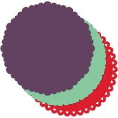 12x12 circle background shapes