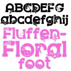 pn fluffenfloral foot