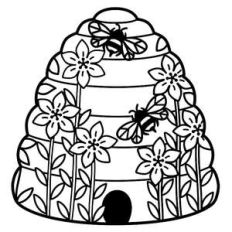 bee hive mandala