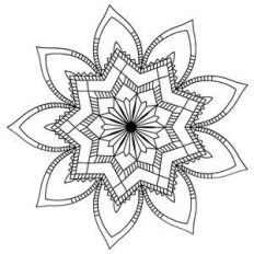 hand drawn mandala