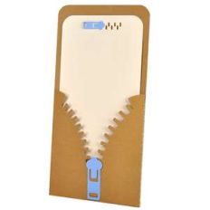 zipper 3d pocket card