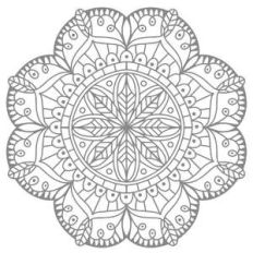 floral mandala