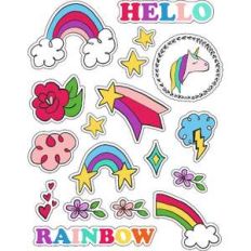 ml rainbow fun stickers