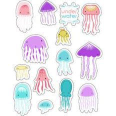 ml underwater jellyfish stickers