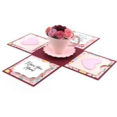 explosion box teacup mother's day