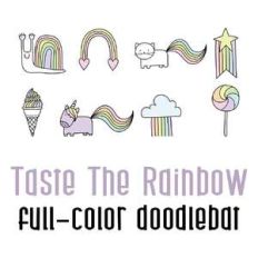 taste the rainbow color font