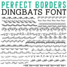 cg perfect borders dingbats
