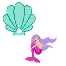 mermaid seashell
