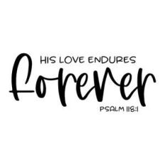 his love endures forever