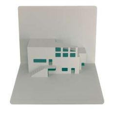 bauhaus villa popup card