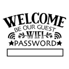 wifi password sign