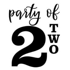 family number sign party of 2