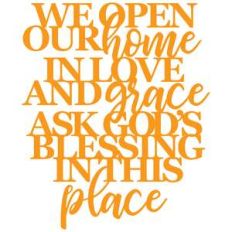we open our home in love and grace