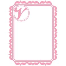 monogram frame v