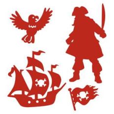 pirate shadow puppet set