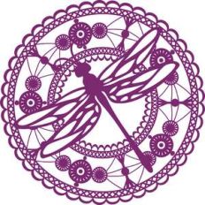 dragonfly mandala zentangle