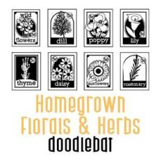 homegrown florals and herbs doodlebat