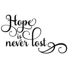 hope is never lost quote