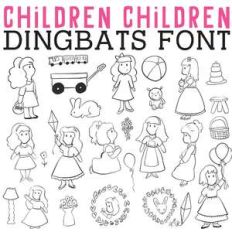 cg children children dingbats