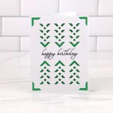 a2 insert card tuck fold happy birthday