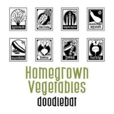 homegrown vegetables doodlebat