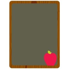 chalkboard journaling card