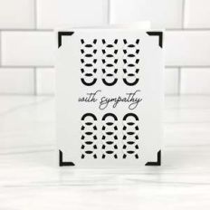a2 insert card fold tuck with sympathy
