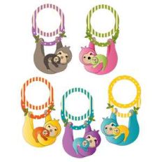 sloth wine/water bottle hanging tags