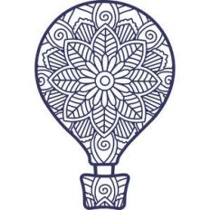 hot air balloon mandala