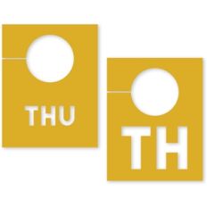 thursday hanger tag