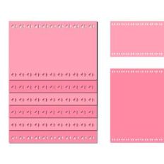 note card pages background set