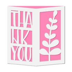 gate fold thank you card
