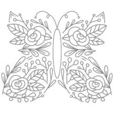 floral butterfly