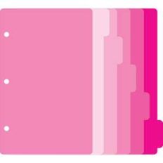 3-ring binder dividers and page for mini binders