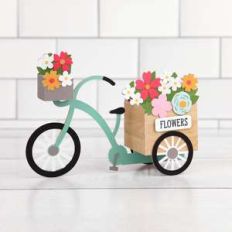 box card flower tricycle
