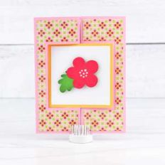 gatefold flip card square