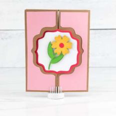 gatefold flip card bracket