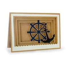 anchor shadow box card