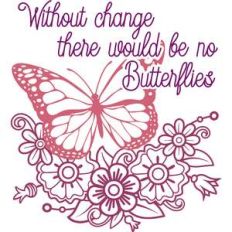 without change there would be no butterflies