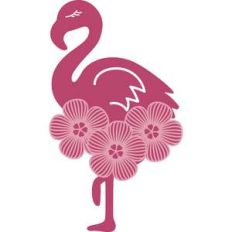 floral flamingo