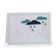 cloudy shadow box card