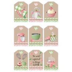 baking-themed gift tags