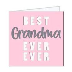 best grandma ever card