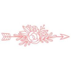 boho floral arrow