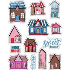 ml homes and houses stickers