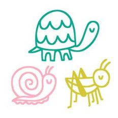 garden creatures set