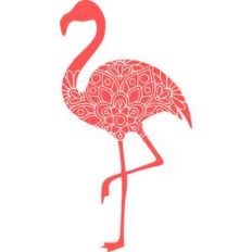flamingo mandala