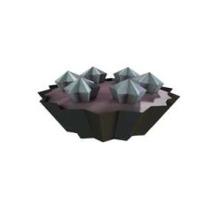 lowpoly mini tart cake
